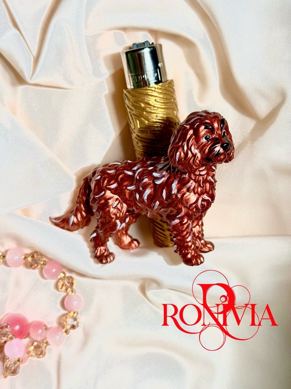 Pizzy – Handcrafted Clipper Lighter Cover - Image 2