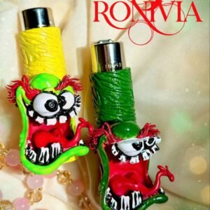 Scream & Shout – Handcrafted Clipper Lighter Cover Duo