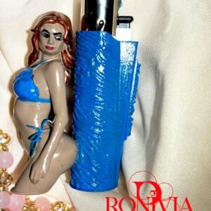 Blue Lagoon – Handcrafted Clipper Lighter Cover