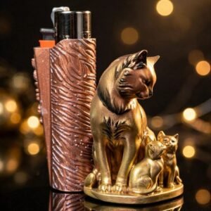 RONIVIA Mama Gold – Golden Family Edition Clipper Lighter Cover