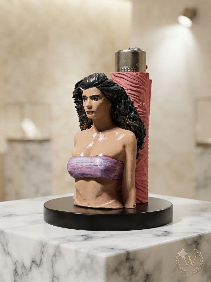 RONIVIA Crimson Siren – Clipper Lighter Cover - Image 2